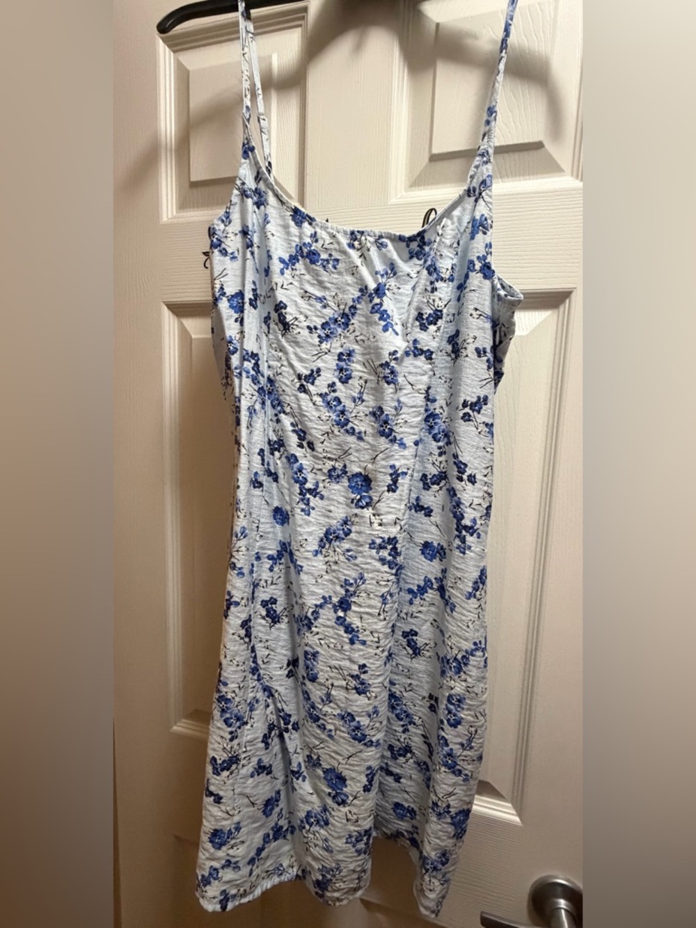 a new day White and Blue Floral Slip Dress